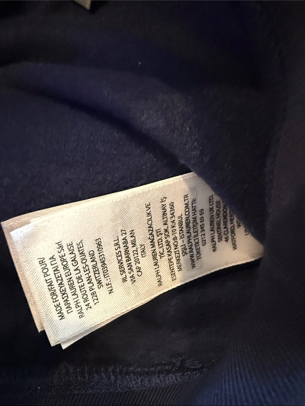 Ralph Lauren Navy Jogger Sweatpants 6M